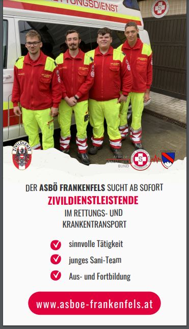 Aufruf ASBÖ Frankenfels 