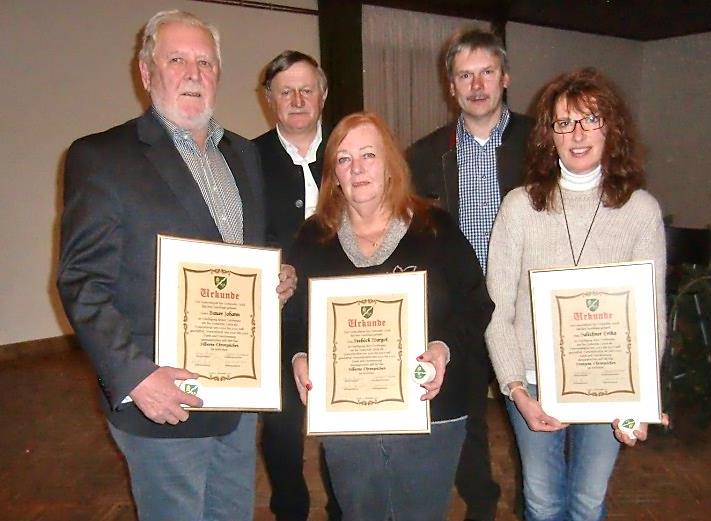 Ehrung ehemaliger Gemeinderäte