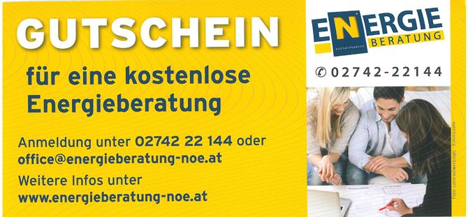 Energieberatung Gutschein